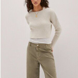 Mango cropped sweater